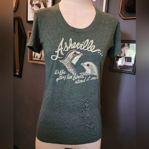 Two Birds Asheville Tee